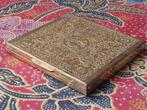 Mooie complete oude vintage compact poederdoos uit Engeland., Ophalen of Verzenden
