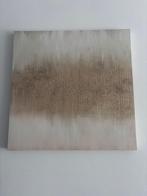 Abstract Schilderij met Gouden Accent, Ophalen, Zo goed als nieuw, Schilderij, Minder dan 50 cm