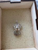 Dalmatiër Hanger Ketting Zilverkleurig, Ophalen of Verzenden, Zo goed als nieuw, Zilver, Met hanger