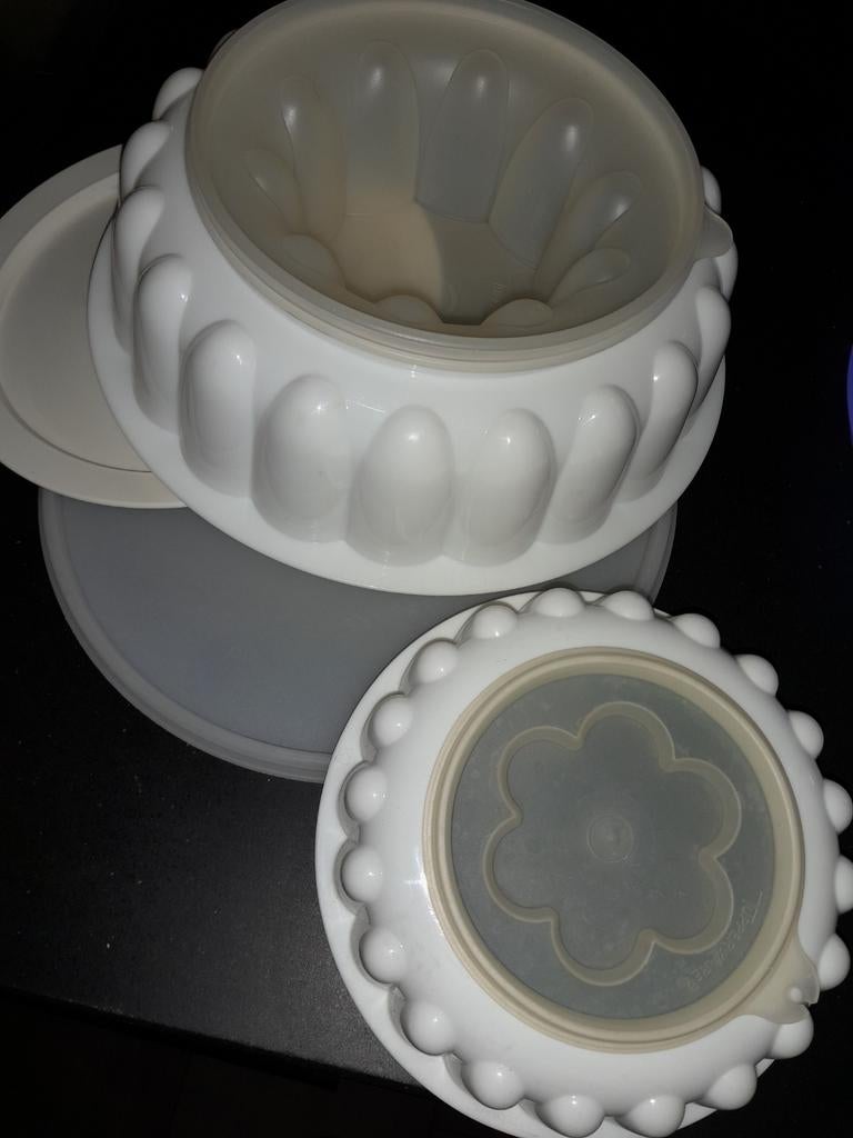 Tupperware puddingvorm, Huis en Inrichting, Keuken | Tupperware, Ophalen, Blauw, Overige typen
