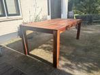 Houten tafel 100x200 cm, Huis en Inrichting, Tafels | Eettafels, Ophalen, Gebruikt, 100 tot 150 cm, 200 cm of meer