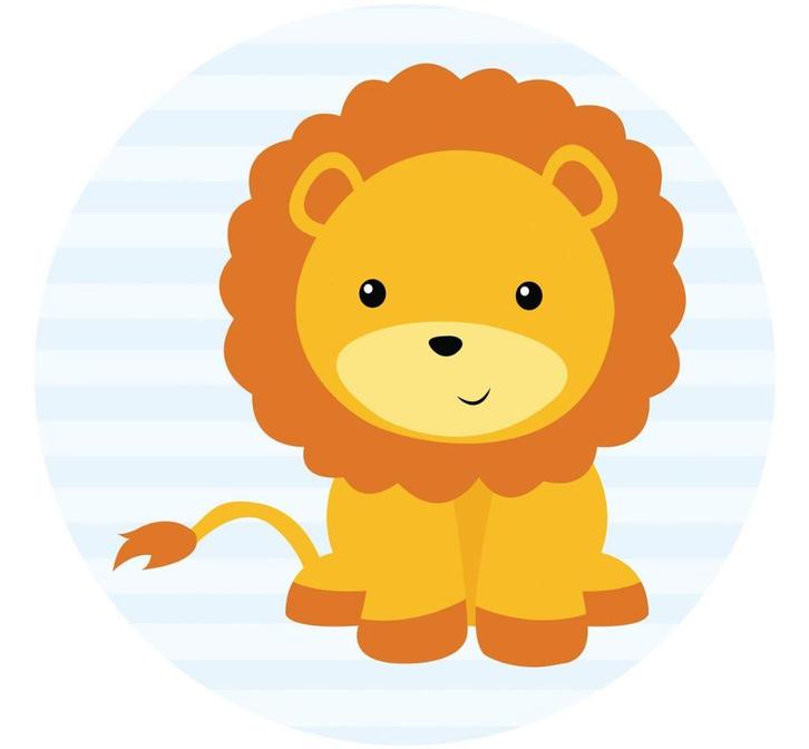 Kinderkamer Behangcirkel Leeuw | Jungle behang, babykamer, Kinderen en Baby's, Kinderkamer | Inrichting en Decoratie, Nieuw, Wanddecoratie