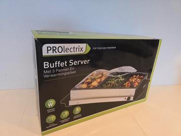 Prolectrix Buffet Server - 3 Pannen - Nieuw in doos beschikbaar voor biedingen