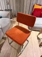 Zuiver Ridge Rib Stoelen - Set van 4, Huis en Inrichting, Stoelen, Ophalen, Bruin, Zo goed als nieuw, Vier