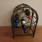 ijzeren flessenrek voor 11flessen €10,00, Antiek en Kunst, Ophalen