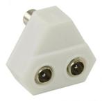 Coax TV splitter. Retourgeschikt: Nee. Ingang: IEC female., Audio, Tv en Foto, Audiokabels en Televisiekabels, Ophalen of Verzenden