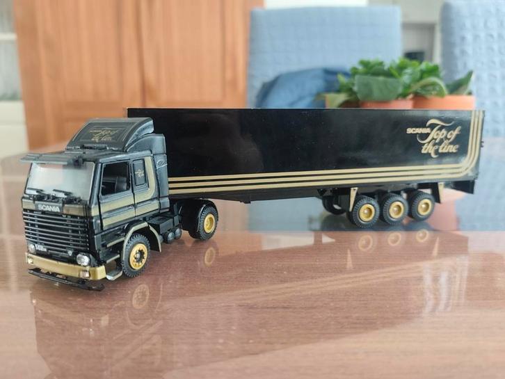 Scania top of the line model 1:50 teckno, Hobby en Vrije tijd, Modelauto's | 1:50, Zo goed als nieuw, Bus of Vrachtwagen, Tekno