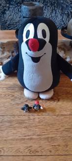 Knuffel Mol + 2 Kleine Mol Figuren molletje, Ophalen of Verzenden, Gebruikt, Overige typen