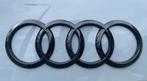 Audi Ringen embleem voorkant / achterkant glossy black, Ophalen of Verzenden