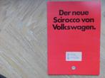 Volkswagen VW Scirocco 1981 brochure, Boeken, Verzenden, Zo goed als nieuw, Volkswagen