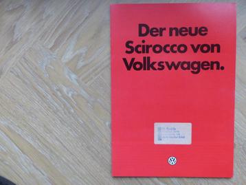 Volkswagen VW Scirocco 1981 brochure beschikbaar voor biedingen