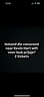 Ziggo Dome Kevin Hart comedy, Tickets en Kaartjes, Twee personen, Overige soorten, Overige typen