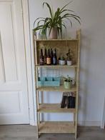 Open houten boekenkast/stellingkast met board 165x63x25cm, Huis en Inrichting, Kasten | Boekenkasten, Ophalen, Met plank(en), 50 tot 100 cm