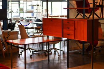 Mid-century modern wandsysteem, tafel/bureau, Olof Pira  beschikbaar voor biedingen