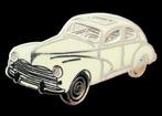 Peugeot type 203-  cremekleur- emaille, Verzenden, Nieuw, Transport, Speldje of Pin
