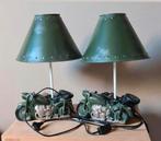 2 x Harley (motor) tafel / schemer lampen., Ophalen of Verzenden, Zo goed als nieuw, Minder dan 50 cm