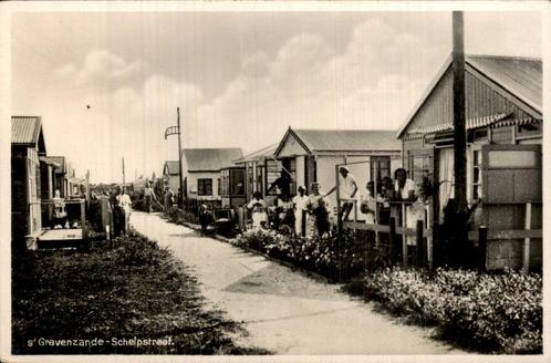 s Gravenzande - Schelpstraat, Verzamelen, Ansichtkaarten | Nederland, Gelopen, Zuid-Holland, 1940 tot 1960, Ophalen of Verzenden