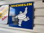 Groot MICHELIN emaille reclamebord, Verzamelen, Ophalen, Reclamebord, Gebruikt, Info@michelin.nl