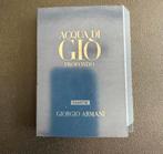 Parfum proefje Acqua di Gio PARFUM Armani, Verzenden, Nieuw