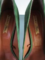 GRATIS VERZENDEN | ZARA groene peeptoes hakken 38, Verzenden, Zara, Zo goed als nieuw, Schoenen met hoge hakken