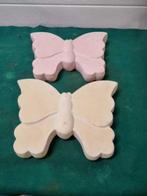 vlinders van keramiek geel roze, Ophalen of Verzenden, 'T Olde Gre-j, Info@toldegrej.nl, Endepoelstraat 20f Didam