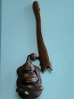 Antiek Kiseru tabaksdoos met pijphouder, Ophalen of Verzenden