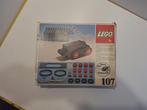 lego retro set 107 motor basis set, Lego, Lego, Ophalen of Verzenden, Complete set