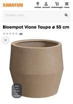 GEZOCHT! | bloempot kwantum vione taupe 55 cm, Tuin en Terras, Bloempotten, Ophalen of Verzenden, Zo goed als nieuw