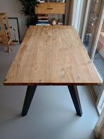 Houten design eettafel, merk Xooon, serie Kinna., Huis en Inrichting, Tafels | Eettafels, Ophalen, Teakhout, 50 tot 100 cm, Zo goed als nieuw