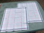 2 Vintage NIEUWE katoen theedoek keukendoek 65 x 65 cm (N47), Huis en Inrichting, Keuken | Textiel, Ophalen of Verzenden, Nieuw
