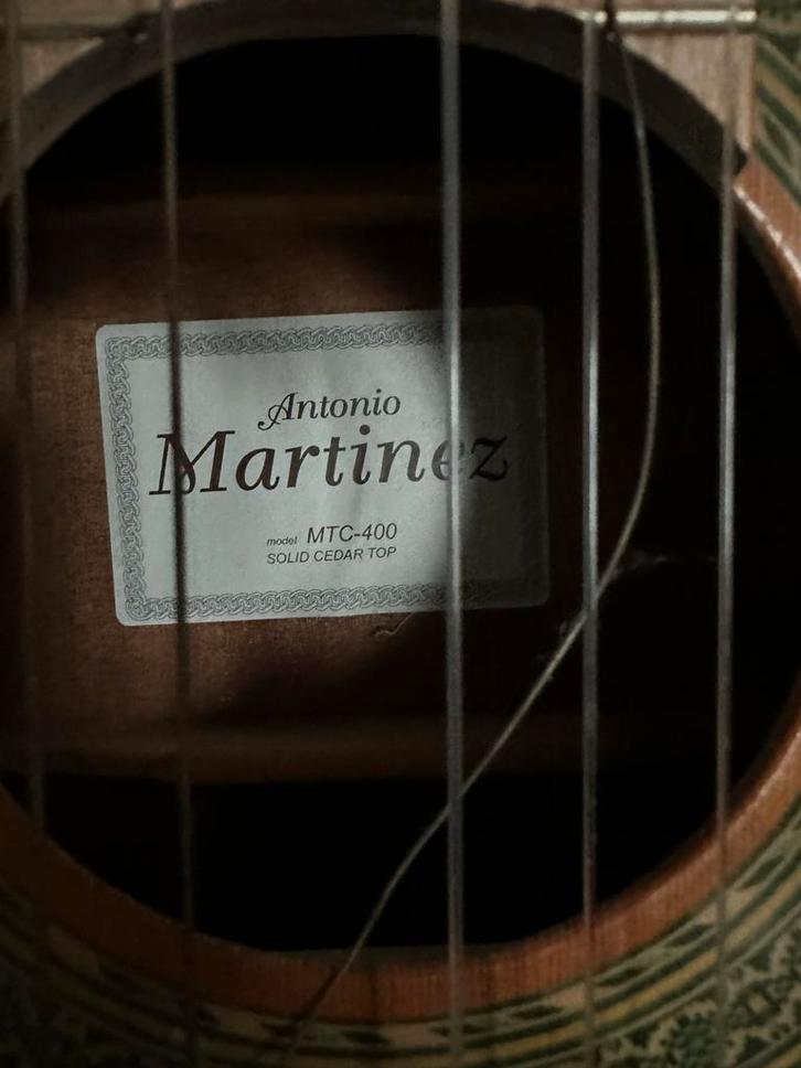 Antonio Martinez Klassieke Gitaar, Muziek en Instrumenten, Snaarinstrumenten | Gitaren | Akoestisch, Gebruikt, Klassieke of Spaanse gitaar