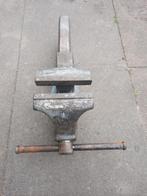 Zware bankschroef van Heuer 150mm, Doe-het-zelf en Verbouw, Werkbanken, Ophalen, Gebruikt, Minder dan 70 cm, Bankschroef