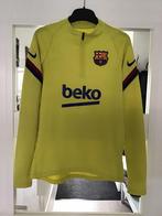 NIKE FC BARCELONA TRAININGSHIRT GEEL MAAT 147/158, Ophalen of Verzenden, Zo goed als nieuw, Buitenlandse clubs