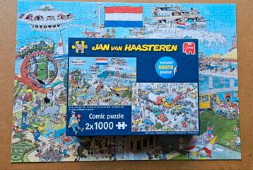 Jan van Haasteren puzzels 2x 1000 stukjes beschikbaar voor biedingen