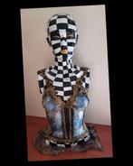 Handbewerkte buste, Antiek en Kunst, Kunst | Beelden en Houtsnijwerken, Ophalen of Verzenden