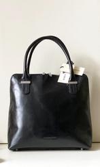 CLAUDIO FERRICI Leren Tas Classico Model 18025, Sieraden, Tassen en Uiterlijk, Tassen | Damestassen, Ophalen, Gebruikt, Zwart