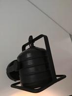 2 zwarte industriële wandlampen, Huis en Inrichting, Lampen | Wandlampen, Ophalen, Zo goed als nieuw