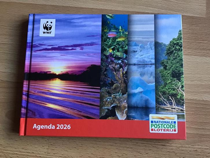 Postcodeloterij Wereld Natuur Fonds agenda 2026 - nieuw, Diversen, Agenda's, Nieuw, Ophalen of Verzenden