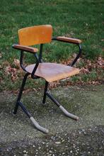 Vintage stoel reverse cantiliver onderstel, Ophalen, Gebruikt, Bruin, Vintage