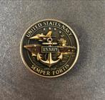 US Navy munt, Verzamelen, Ophalen of Verzenden, Marine, Amerika, Embleem of Badge