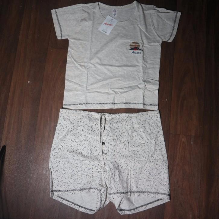 Nieuw leuke grijze 2-delige nachtkleding.Mt M Merk Award, Kleding | Dames, Pyjama's, Nieuw, Maat 38/40 (M), Ophalen of Verzenden