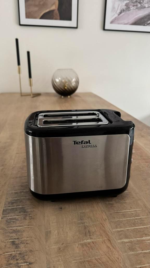 Nieuwe Tefal Express RVS Broodrooster, Witgoed en Apparatuur, Broodbakmachines, Nieuw, Ophalen of Verzenden