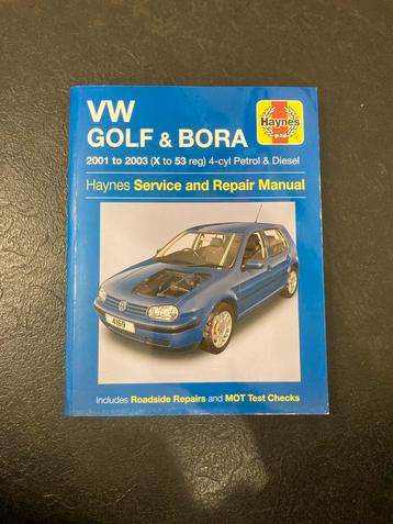 Haynes Reparatiehandleiding VW Golf & Bora 2001-2003 beschikbaar voor biedingen