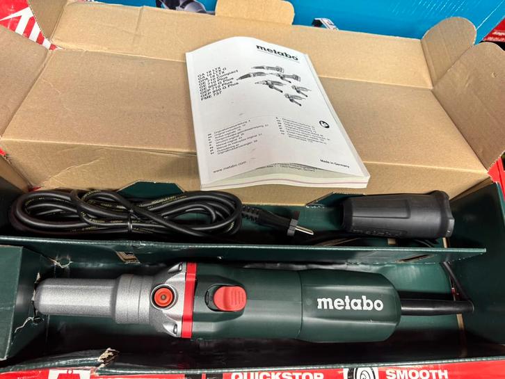 Metabo GE 950 G Plus Rechte slijper - 950W - 6mm - variabel, Doe-het-zelf en Verbouw, Gereedschap | Slijpmachines, Nieuw, Haakse handslijpmachine