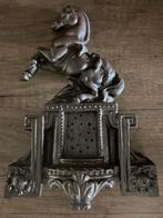 Gietijzeren paarden muurhanger, Antiek en Kunst, Ophalen of Verzenden