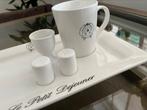 Riviera Maison Le Petit Dejeuner ontbijt set, Huis en Inrichting, Keuken | Servies, Ophalen, Gebruikt, Overige stijlen, Bord(en)