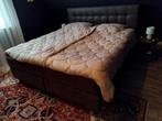 2-Persoons bed, Gebruikt, Bruin, Tweepersoons, Ophalen of Verzenden
