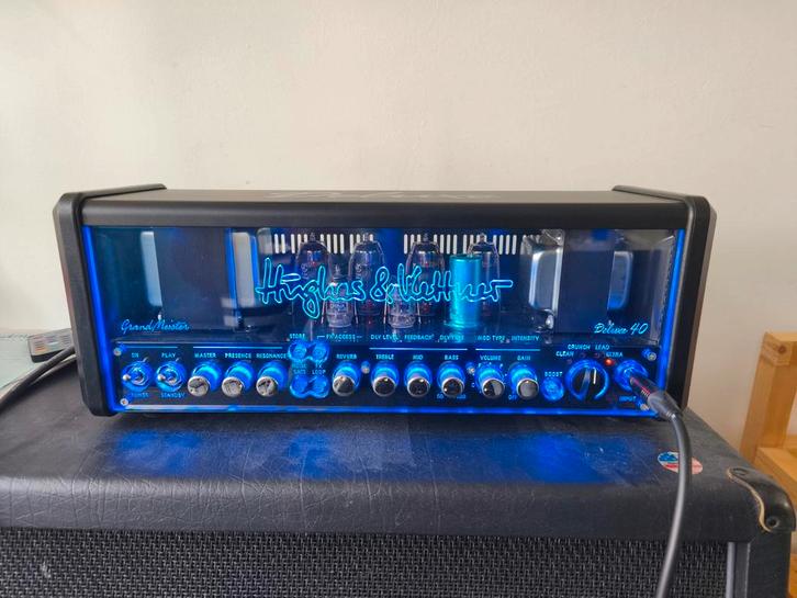 Hughes & Kettner Grandmeister Deluxe 40 complete set, Muziek en Instrumenten, Versterkers | Bas en Gitaar, Zo goed als nieuw, Ophalen