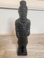 Beeld terra cotta leger, keramiek, zwart, Ophalen