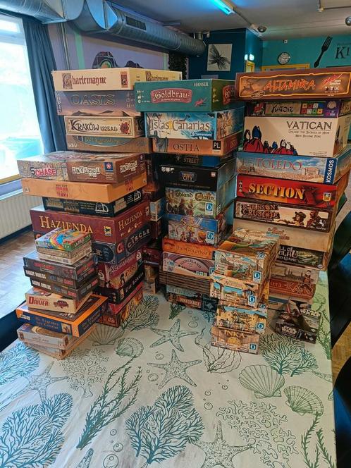 Grote partij bordspellen, Hobby en Vrije tijd, Gezelschapsspellen | Bordspellen, Zo goed als nieuw, Ophalen of Verzenden